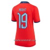 Camiseta de fútbol Inglaterra Mason Mount 19 Segunda Equipación Mundial 2022 - Mujer